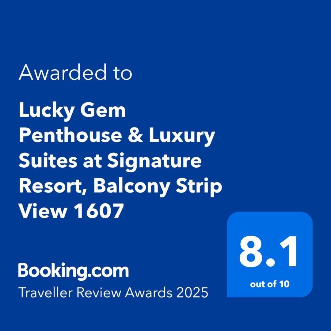 Lucky Gem Penthouse & Luxury Suites At Signature Resort, Balcony Strip View 1607 Las Vegas Exteriér fotografie